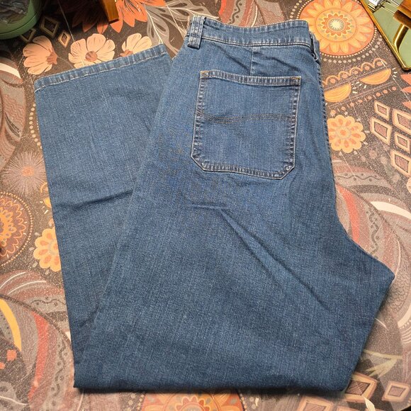 Lee Easy Fit Jean At the Waist Medium Denim Blue Straight Le Jeans ( no size ) - Picture 1 of 10